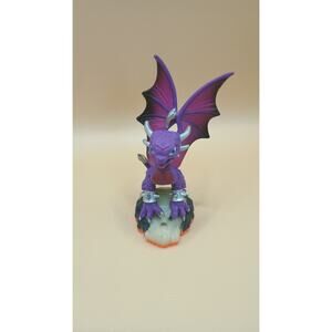 Purple Cynder Dragon Figure Skylander Giants Orange Base Activision Figure Only